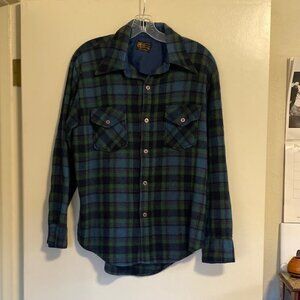 Men's Vintage K-Mart Wool Shirt, Size Large